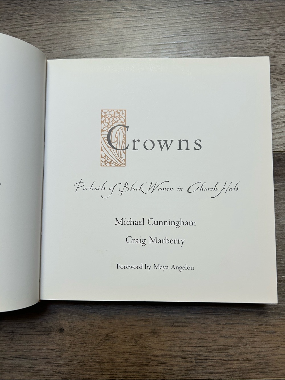 Crowns Portraits of Black Women in Church Hats Hardcover Book - Cunningham